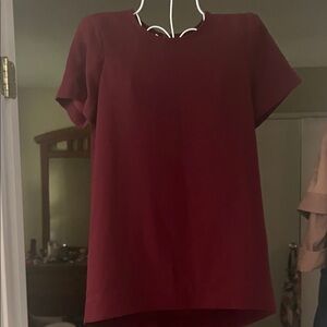 Madewell Deep Red Women's Blouse